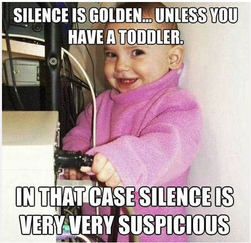 silent toddler